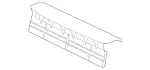 2125054530 - Radiator: Air Ducting for Radiator for Mercedes-Benz Image