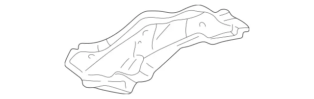 2036100810 - Substructure: Longitudinal Member for Mercedes-Benz: 180C, C230, C240, C280, C32 AMG, C320, C350, C55 AMG, CLK63 AMG Image image