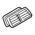 FA1Z19893AC - Body: Louver for Lincoln: MKX, Nautilus Image