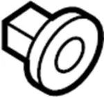 128101231 - Body: Grip Handle Grommet for INFINITI: FX35, FX37, FX45, FX50, G35, I30, M35h, M37, M56, Q45, Q70, QX50, QX56, QX70 | Infiniti: QX80 Image