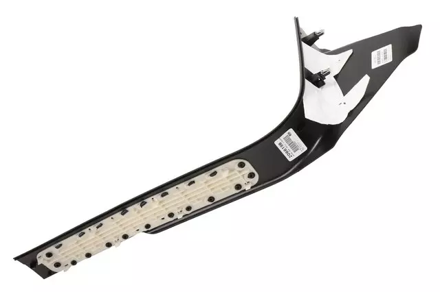 Passenger Side Door Sill Plate in Black with Clips - GM (23433401)