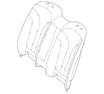 2179200016 - Body: Seat Back Cushion for Mercedes-Benz Image