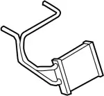 27140EH100 - HVAC: Heater Core for INFINITI: M35, M45 Image