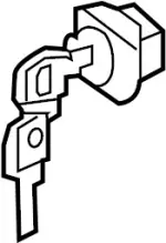 805605DM0A - Body: Cylinder &amp; Keys for Infiniti Image