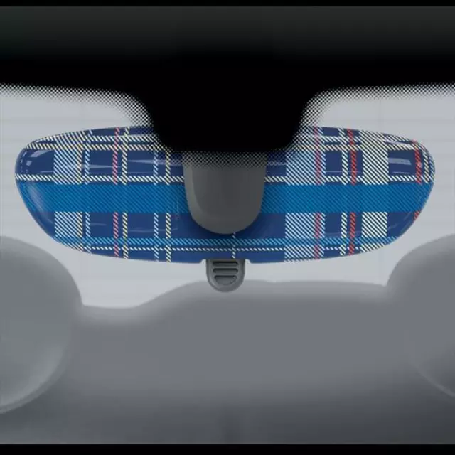 51162353315 - : Interior Mirror Cover, Speedwell Blue for Mini: Cooper, Cooper Clubman, Cooper Countryman Image