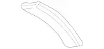 1638800205 - Attachment Parts: Trim Ring for Mercedes-Benz Image