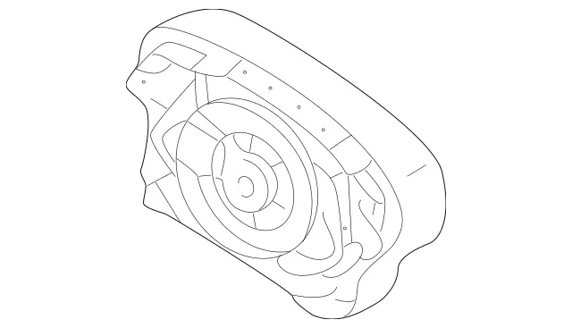 8605402 - Steering: Driver Airbag for Mercedes-Benz: C230, C280, C350, SLK280, SLK300 Image image