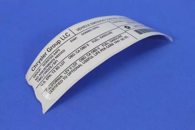 Veci Label Label - Mopar (4722048AA)