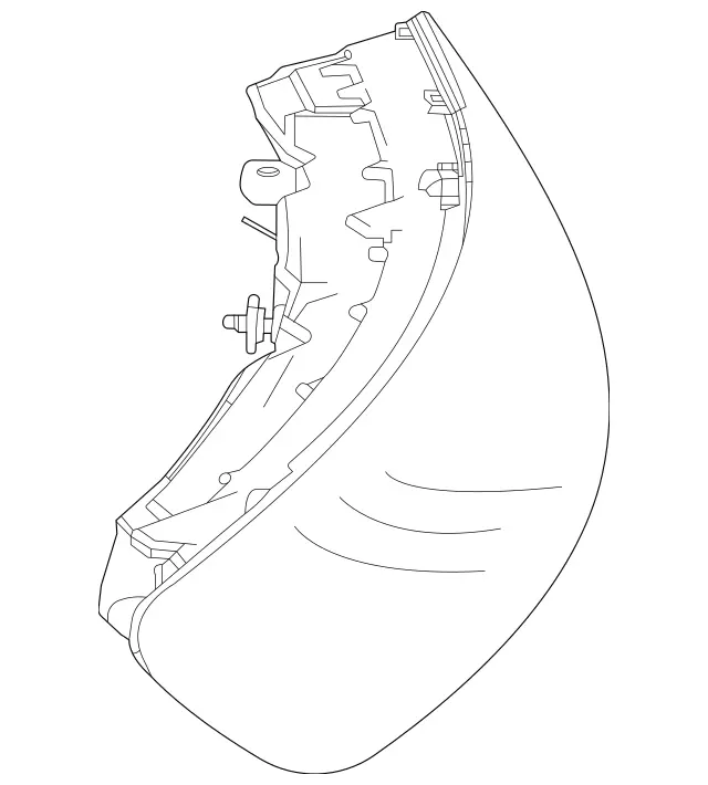 1909061701 - : Rear Lamp Combination for Mercedes-Benz: AMG GT, AMG GT Black Series, AMG GT C, AMG GT R, AMG GT S Image