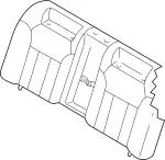 8862078J65 - : Trim Assembly-Rear Seat Back for Infiniti Image