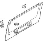 3C2Z1625508AAD - Body: Window Trim for Ford Image