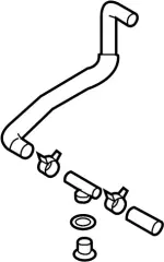 215135CA5A - Belts &amp; Cooling: Radiator Coolant Hose for Infiniti Image