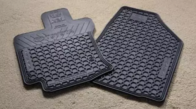 2009-2011 Toyota Venza - Floor Mats, All-Weather, Front Set, Black - Toyota (PT908-0T10W-02)
