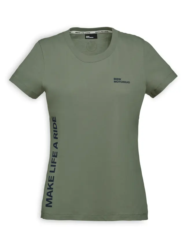 WOMENSMAKELIFEARIDETSHIRTGREEN - : Womens Make Life a Ride T-Shirt for BMW-Motorrad Image