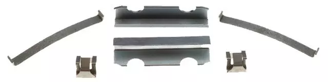 18K229X - Brake: Front Disc Brake Caliper Hardware Kit with Clips, Springs, and Keys for Chevrolet: C/K Pickup, C3500, G30, P30, R30, R3500, V30, V3500 | Dodge: W250, W350 | GMC: C3500 Pickup, G3500, K3500 Pickup, P3500, R3500 Pickup, V3500 Image