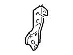 6L8Z16A024A - : Side Brace for Ford: Escape | Mercury: Mariner Image