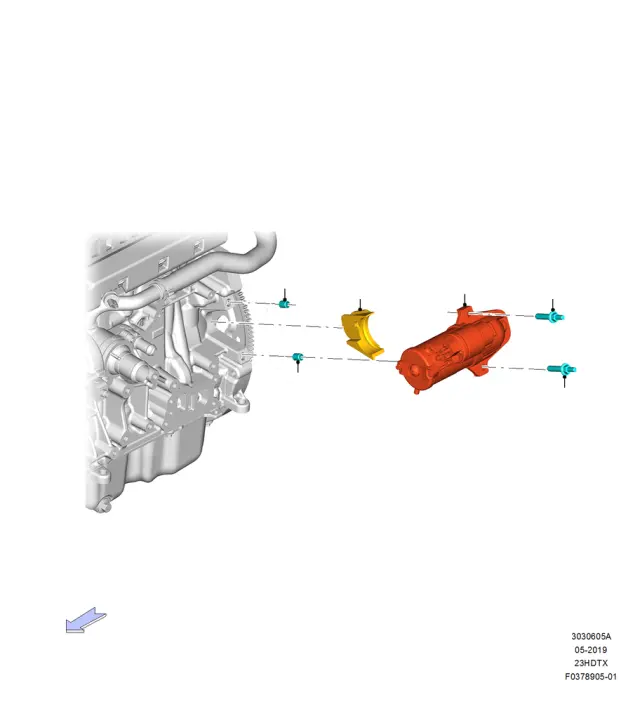 L1MZ11002A - Electrical: Starter for Ford Image