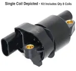 M52938 - : NGK MOD High-Performance Coil Near Plug Multi-Pack (Qty 8) for NGK Image