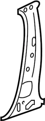 G65305VGMA - Body: Inner Center Pillar for INFINITI: QX55 Image