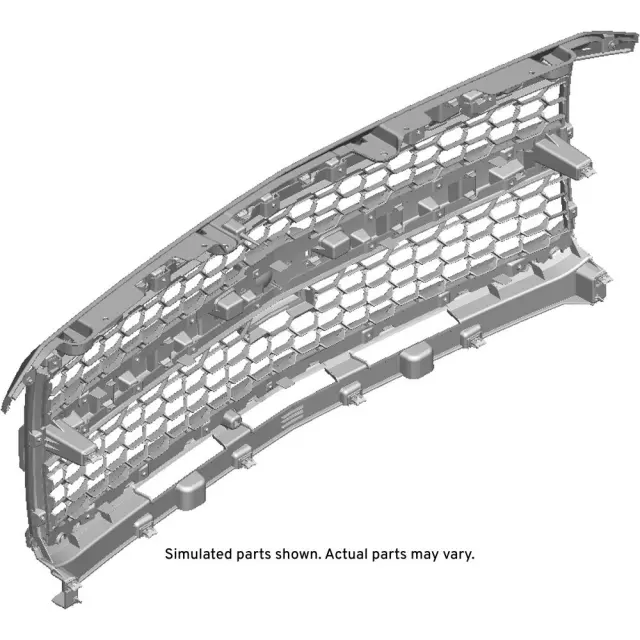 84580509 - Body: Grille Assembly for Chevrolet: Silverado 2500 HD, Silverado 3500 HD Image