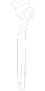 2313201089 - Springs, Suspension and Hydraulics: Torsion Bar Linkage for Mercedes-Benz Image