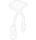 2218201811 - Electrical System: Contact Plate for Mercedes-Benz: 300S, CL550, CL600, CL63 AMG, CL65 AMG, GL320, GL550, ML320, ML500, ML550, ML63 AMG, S400, S600, S63 AMG Image
