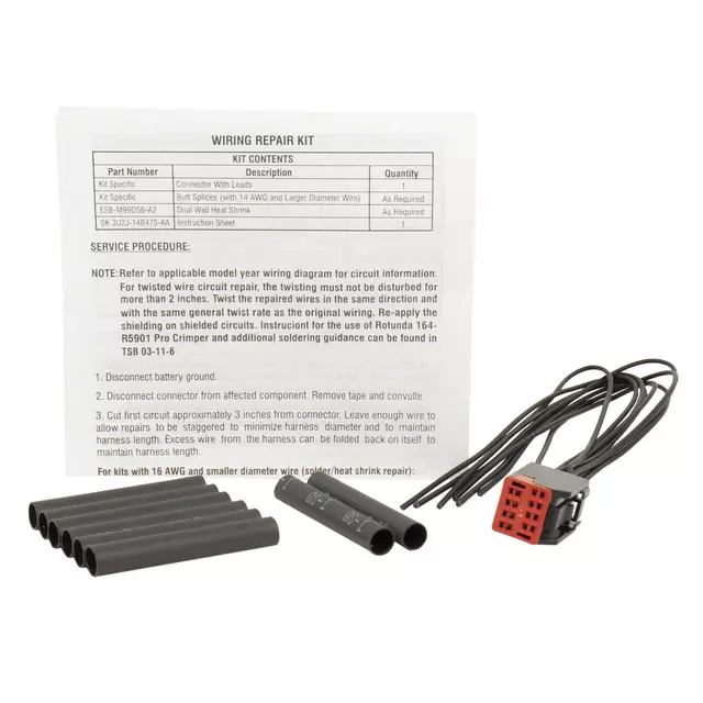 1U2Z14S411AYA - : Wire Assembly for Ford Image