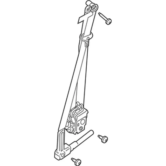 Pre-tensioner Seat Belt Retra - Ford (KB3Z-21611B09-AB)