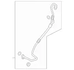 2138308604 - Heating and Ventilation: Refrigerant Line for Mercedes-Benz Image