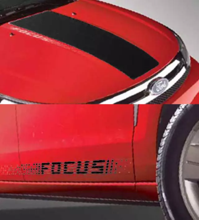 8S4Z5420000AA - Exterior: Sport Stripes - Black for Ford Image