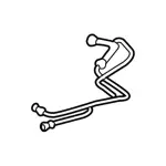 HC3Z9C490J - : Vacuum Tube for Ford: F-250 Super Duty, F-350 Super Duty Image