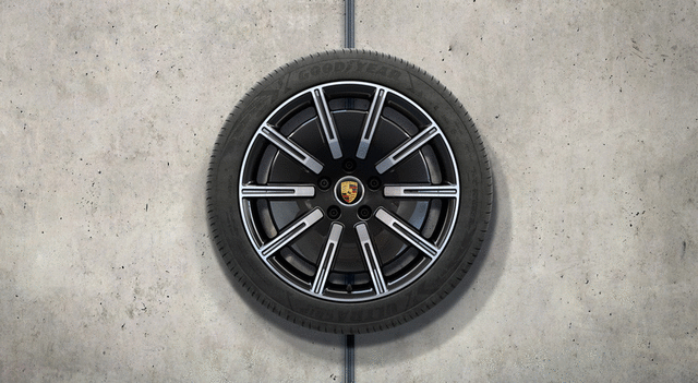 9J1073600E - Wheels: 20-Inch Sport Aero Winter Wheel-And-Tire Set for Porsche: Taycan Image