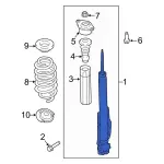 GN1Z18125AX - : Shock Assembly for Ford: EcoSport Image