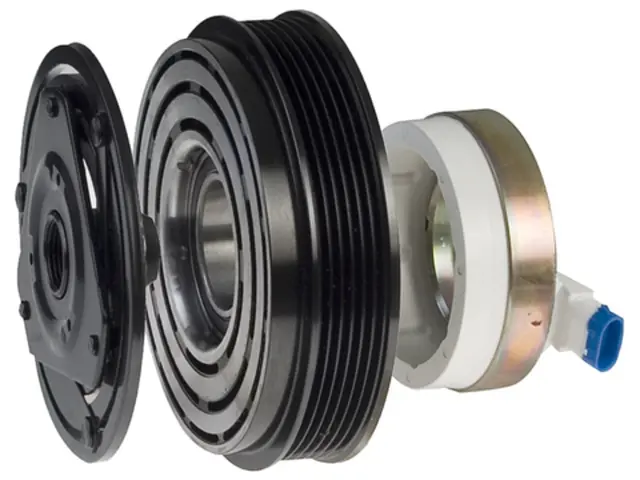 47665 - : New GM Harrison DA6-HR6-HD6-HT6+HE6 Clutch Assembly w/ Coil for FOUR SEASONS Image