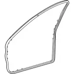 1W4Z5420530AB - Body: Door Weather-strip for Lincoln: LS Image