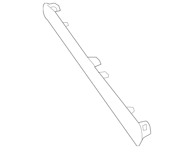 2318850821 - Attachment Parts: Trim Bar for Mercedes-Benz: CLS450, SL400, SL450, SL550, SL63 AMG, SL65 AMG Image image