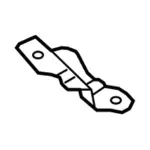 8A5Z16A204A - Body: Center Bracket for Lincoln: MKS Image