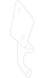 1643280140 - Front Axle: Holder for Mercedes-Benz Image