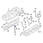 W722255S439 - : Skid Plate U-Nut for Ford: F-250 Super Duty, F-350 Super Duty, F-450 Super Duty Image