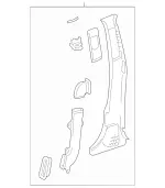 2116903354 - Covering and Lining: Trim for Mercedes-Benz Image