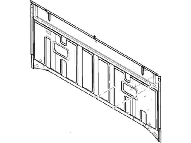4C3Z2540300B - Body: Back Panel for Ford: F-250 Super Duty, F-350 Super Duty, F-450 Super Duty, F-550 Super Duty Image