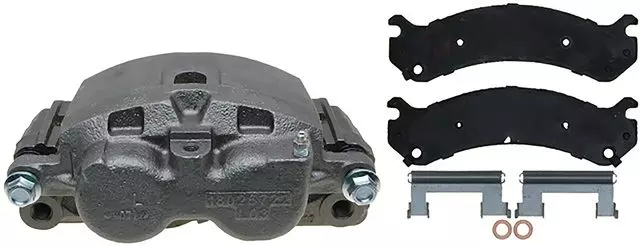 18R1381SVF1 - Brake: Front Brake Caliper for Cadillac: DeVille, DTS | Chevrolet: Avalanche 2500, Express 2500, Express 3500, Silverado 1500 HD, Silverado 1500 HD Classic, Silverado 2500, Silverado 2500 HD, Silverado 2500 HD Classic, Silverado 3500, Silverado 3500 Classic, Silverado 3500 HD, Suburban 2500 | GMC: Savana 2500, Savana 3500, Sierra 1500 HD, Sierra 1500 HD Classic, Sierra 2500, Sierra 2500 HD, Sierra 2500 HD Classic, Sierra 3500, Sierra 3500 Classic, Sierra 3500 HD, Yukon XL 2500 | Hummer: H2 Image