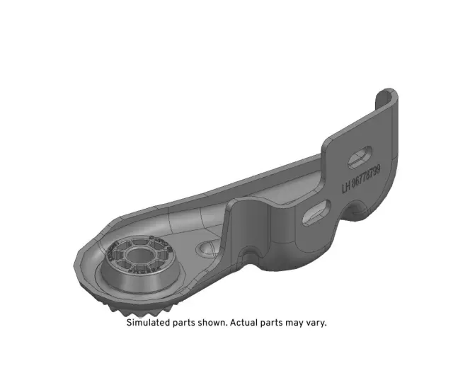86778799 - : 2020-2025 GM - Passenger Side Radiator Mount Bracket for Cadillac: XT5, XT6 | Chevrolet: Blazer Image