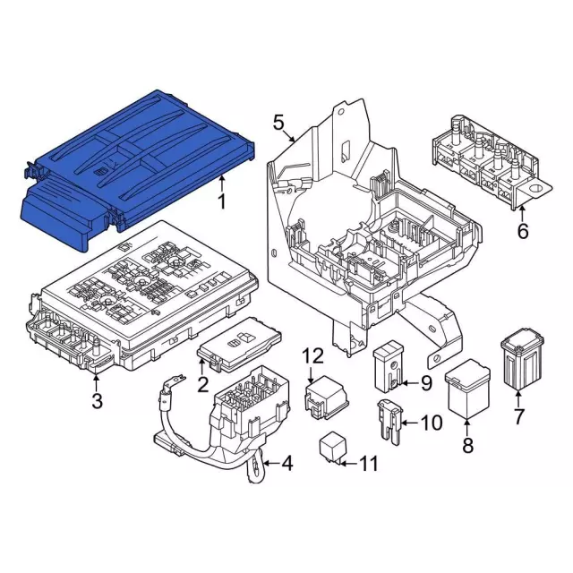 PC3Z14A003B - : Top Cover for Ford: F-250 Super Duty, F-350 Super Duty, F-450 Super Duty Image