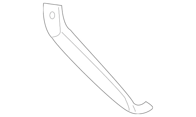 230620058564 - Cowl, Front Panel: Strut for Mercedes-Benz Image