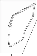 828311LA1A - : Door Weather-Strip for INFINITI: QX56, QX80 Image