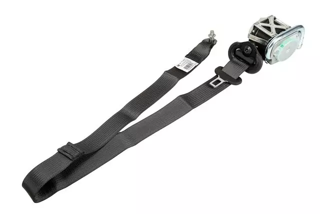 Ebony Passenger Seat Belt with Retractor and Pre-Tensioner - GM (19257365)