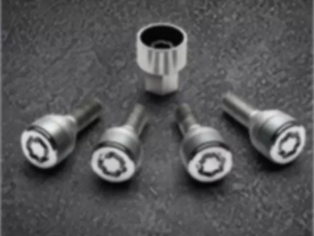 82212978 - : 2013 Dodge Dart Wheel Lock Lug Nut Set LOCKING LUG NUTS WHEEL LOCKS MOPAR OEM for Mopar Image