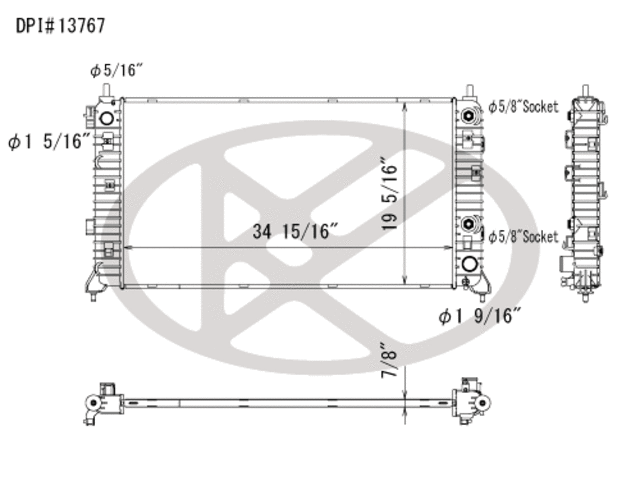 A13767 - Cooling Systems: Koyorad Radiator for Koyo Image