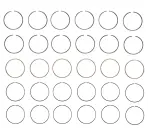 R35056030 - : Engine Piston Ring Set for Enginetech Image
